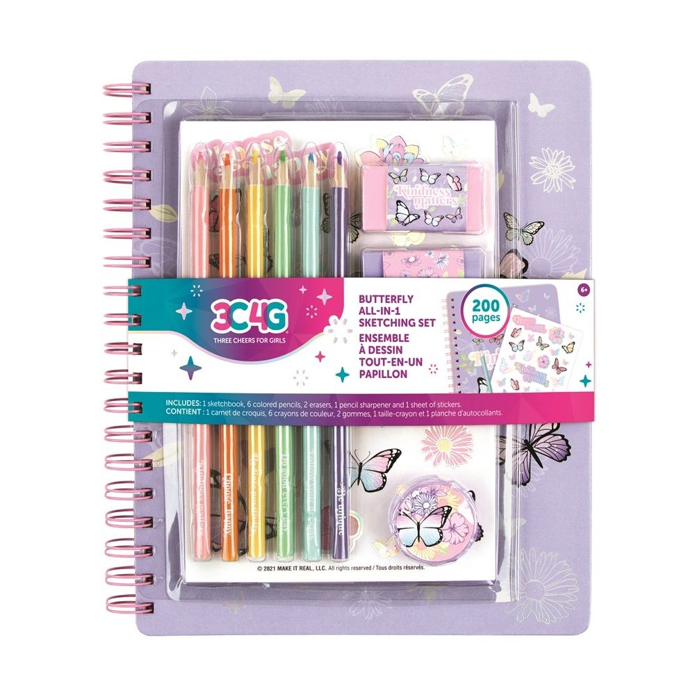 3C4G - All-In-1 Butterfly Sketching Set