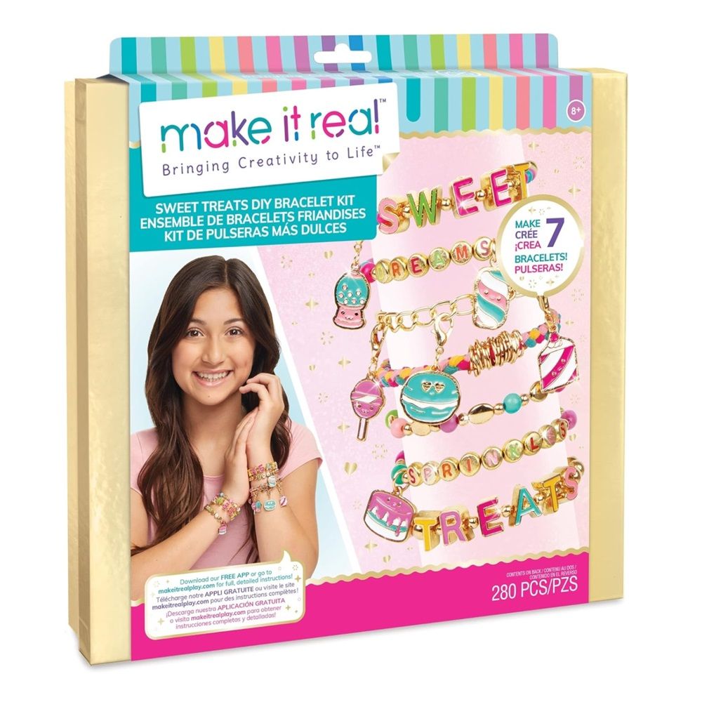 Make it Real - Sweet Treats - DIY Bracelet Kit 280pcs