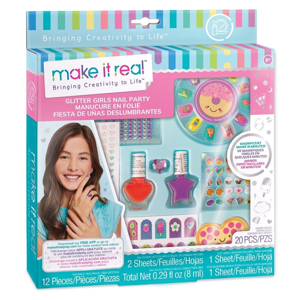 Make it Real - Glitter Girls Nail Party Manicure 20pcs