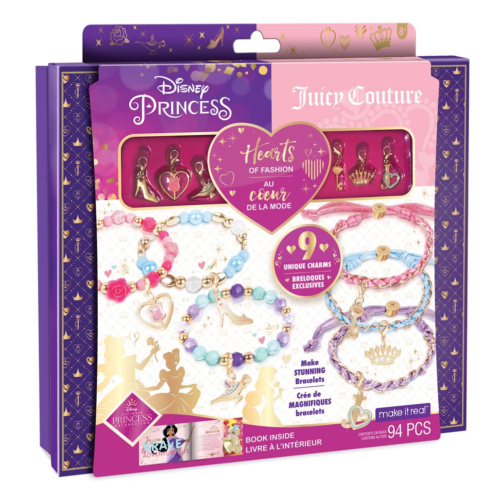 Juicy Couture X Disney Princess - Make It Real - DIY Charm Bracelet Making Kit - 94pcs