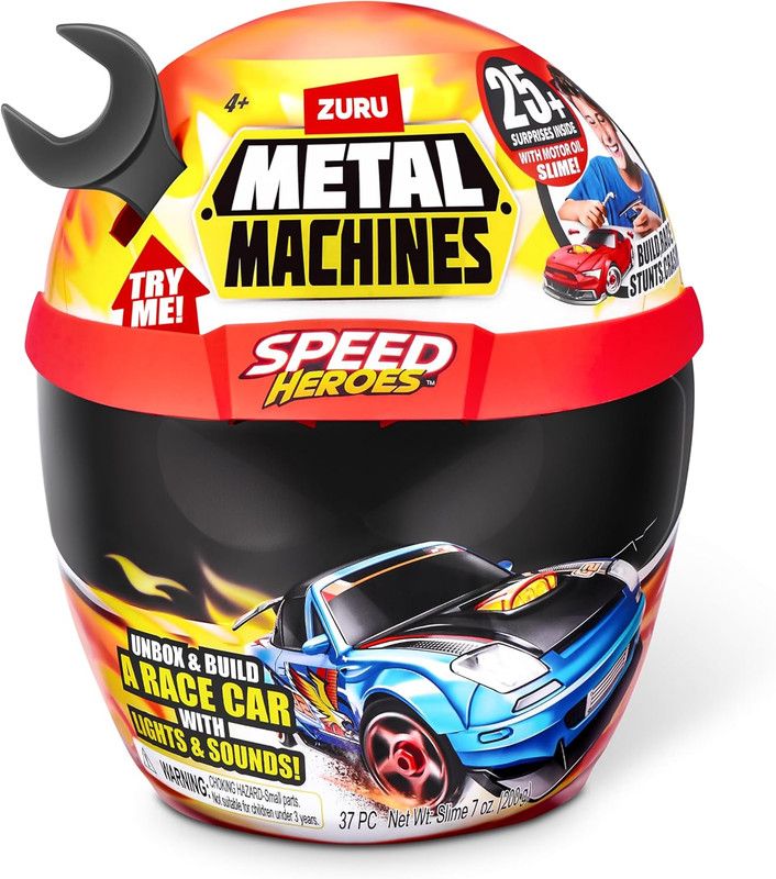 Zuru - Metal Machines Speed Heroes Surprise Toy - Red