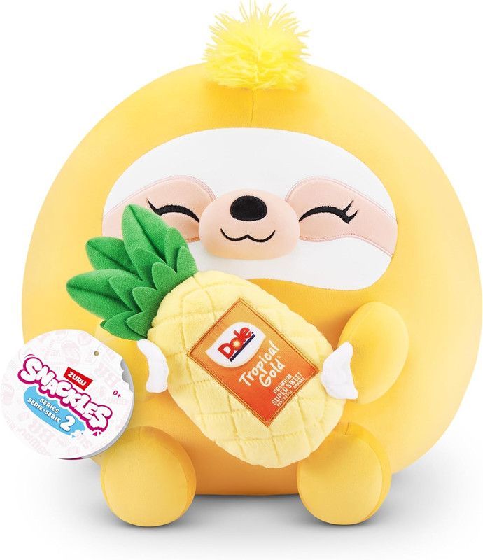 ZURU - Snackles Series 2 - Sloth & Dole 8 Inch Plush