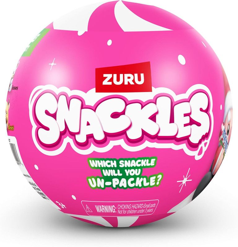 ZURU - Snackles Christmas - Mystery Unbox 5 Inch Plush In Capsule