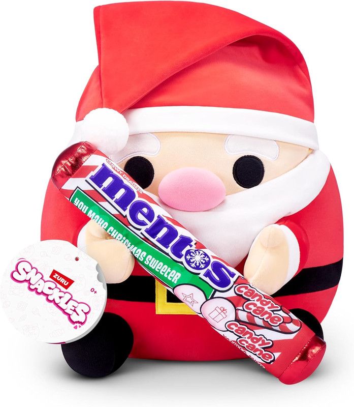 ZURU - Snackles Christmas - Santa Claus & Mentos 14 Inch Plush