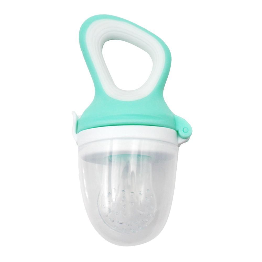 Little Angel - Baby Fruit Feeder Silicone Pacifier 3M - Green/White