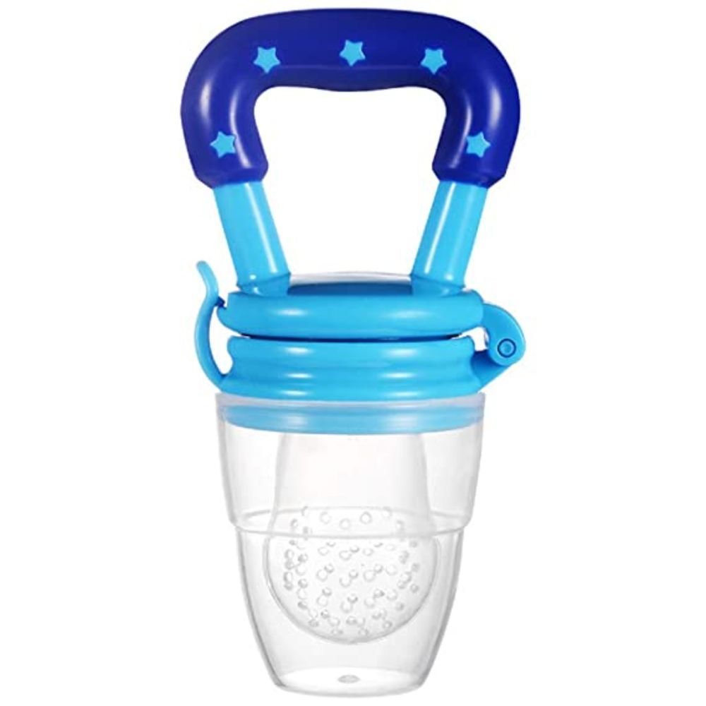 Little Angel - Baby Fruit Feeder Silicone Pacifier 3M - Blue