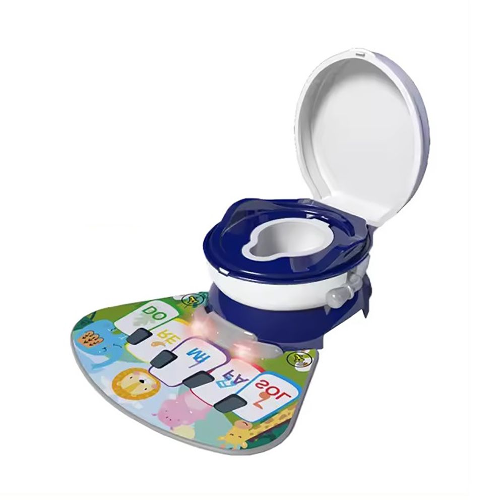 Little Angel - Baby Potty Training Seat With Piano Mat - Blue