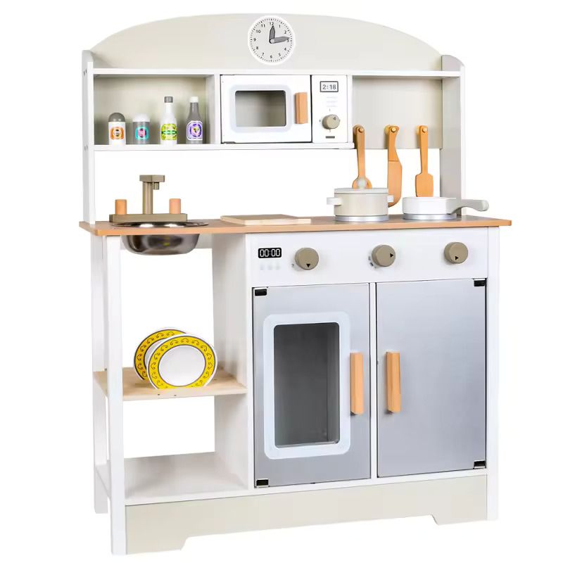 Little Angel - Wooden Kitchen Pretend Playset