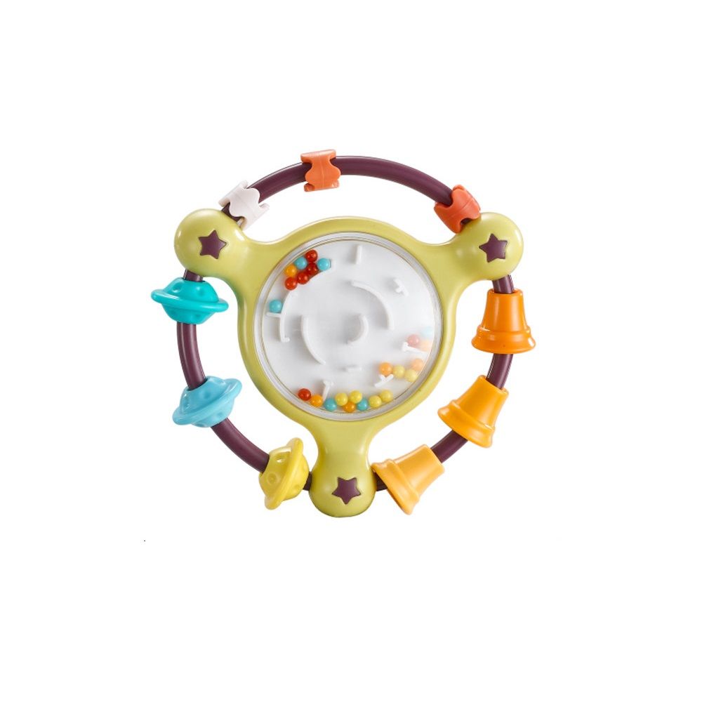 Goodway - Baby Teether And Rattle Shaker Toy - Yellow