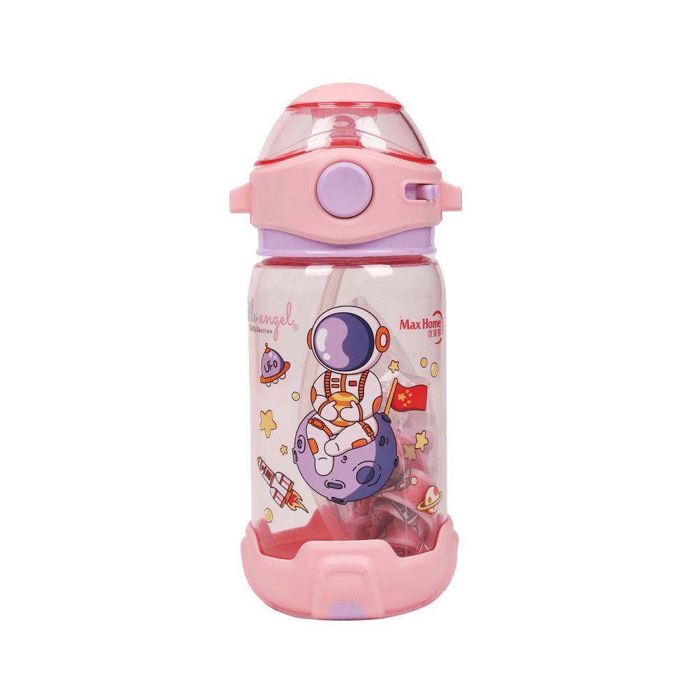 Little Angel - Kids Water Bottle 600ml - Space Pink