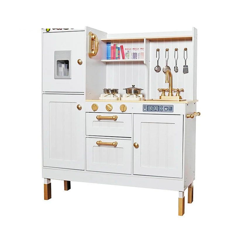 Little Angel - Kids Wooden Kitchen Playset - White