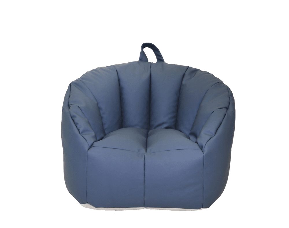 Little Angel - Kids Bean Bag Lounge Pouf Lazy Chair - Blue