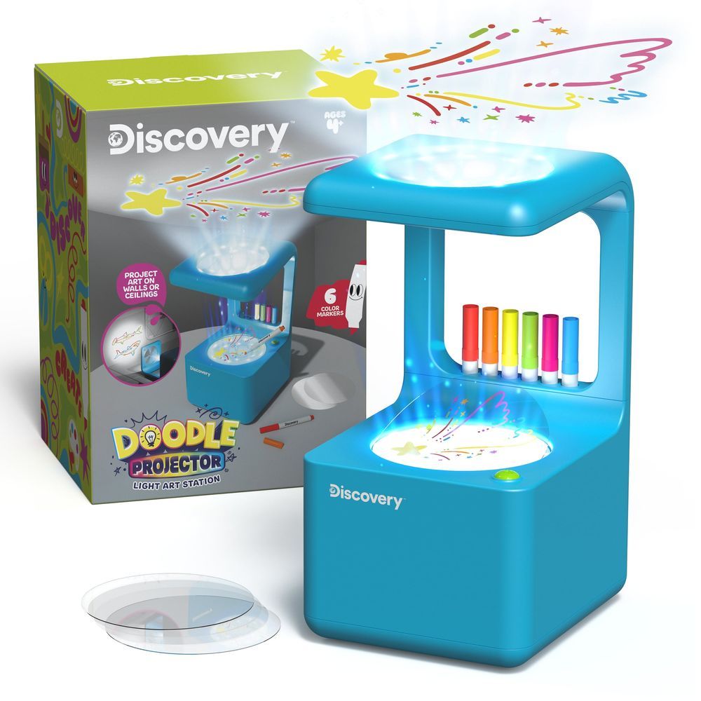 Discovery - Kids Wall And Ceiling Doodle Sketch Projector Station - Blue