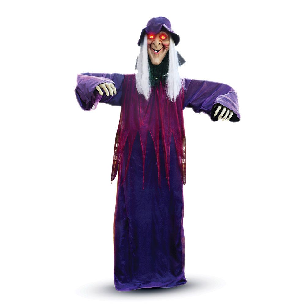 Mad Toys - Halloween Decoration - Scary Giant Standing Witch - 12ft High