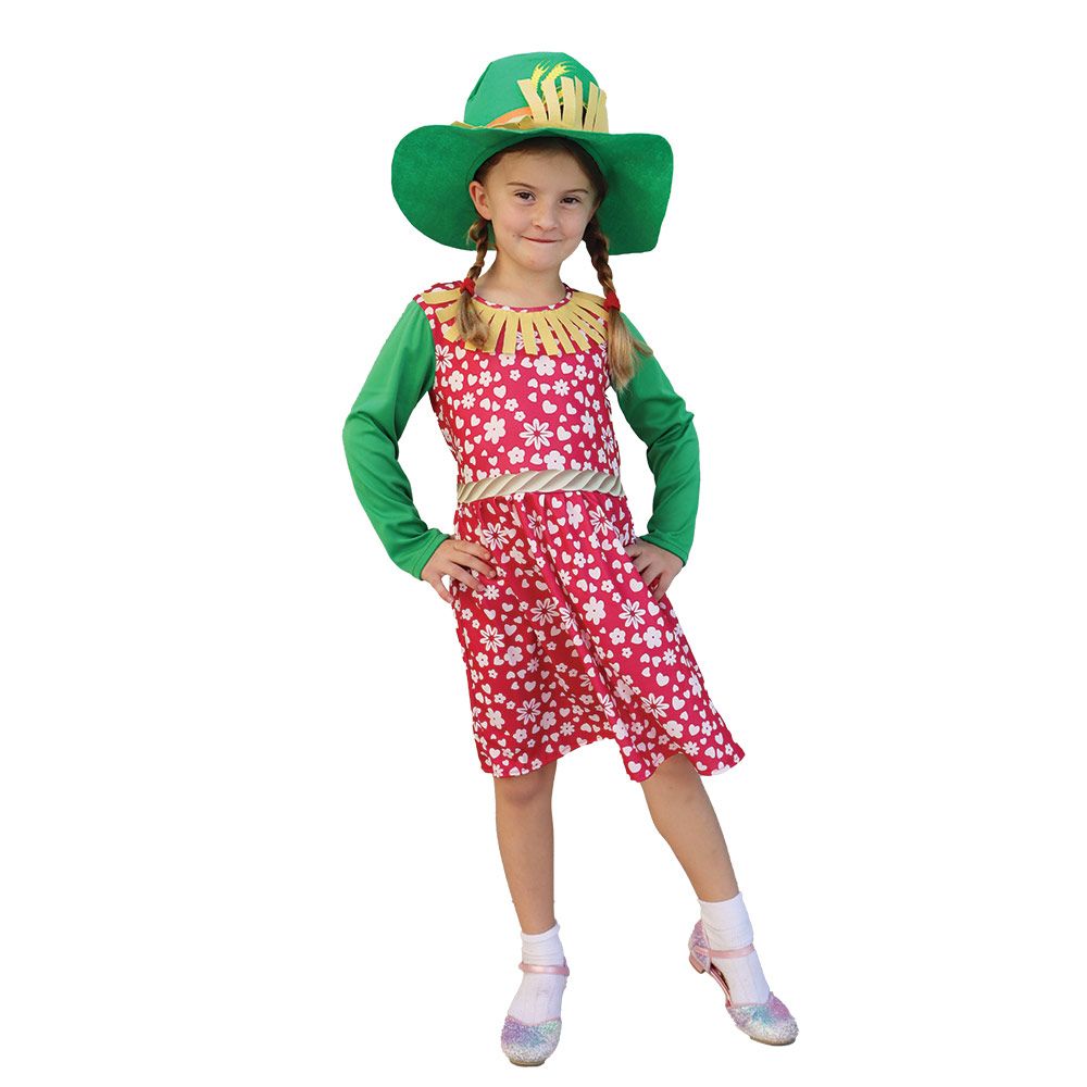 Mad Toys - Girl Scarecrow Book Week Costumes for Kids