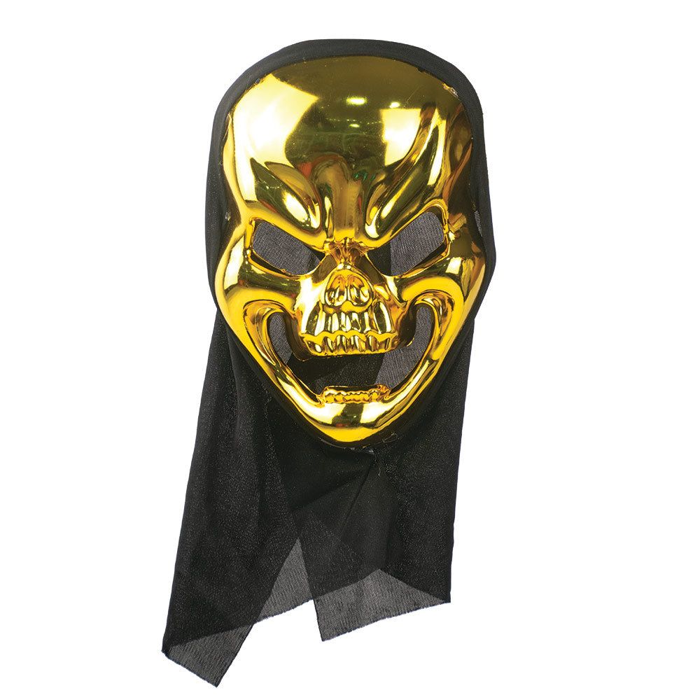 Mad Toys - Halloween Skull Mask - Gold