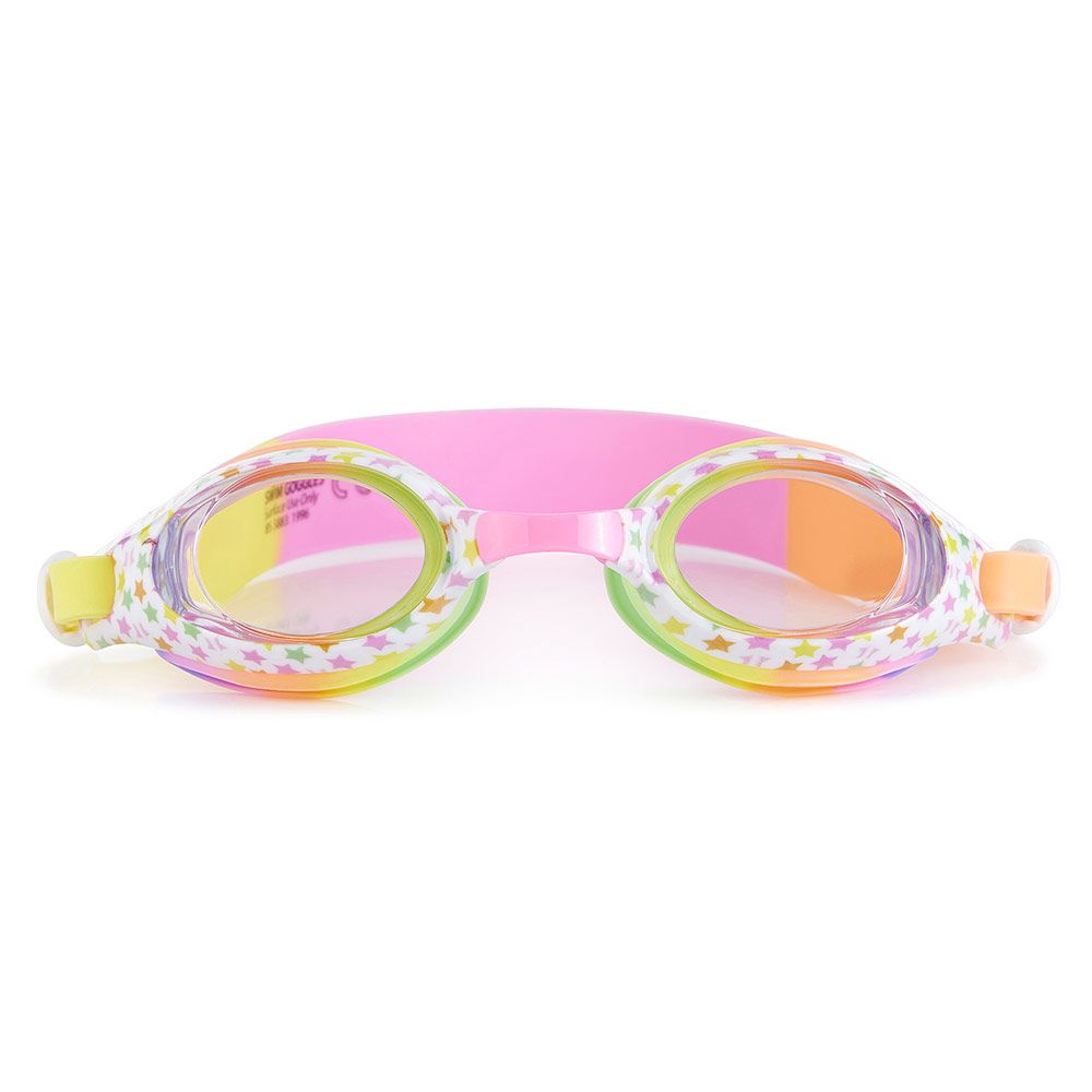 Bling2o - Aqua2Ude Stars Swim Goggles For Kids - Printed Purple