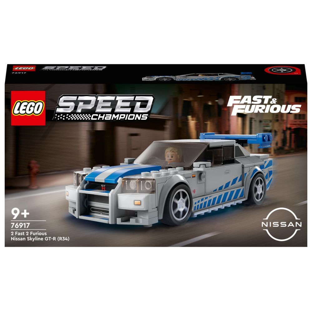 Lego - 76917 2 Fast 2 Furious Nissan Skyline Gt-R34 Building Playset