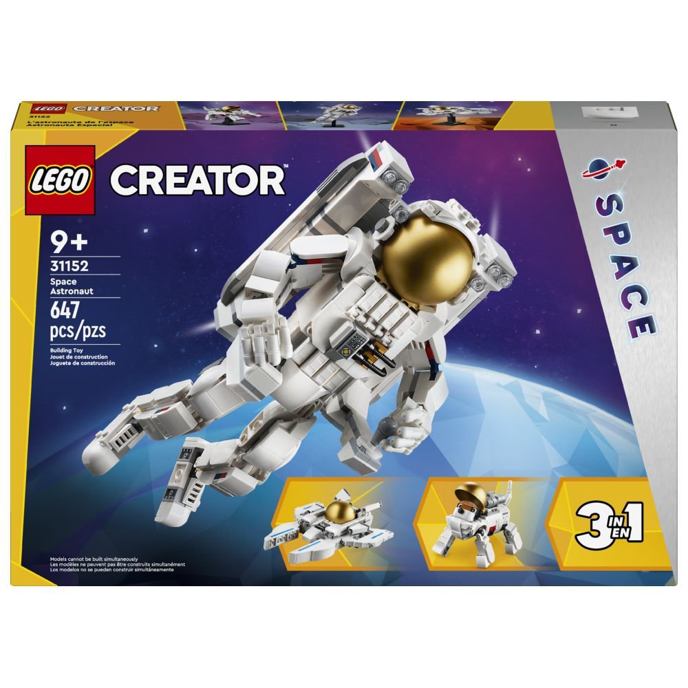 Lego - 31152 3-In-1 Space Astronaut Building Playset