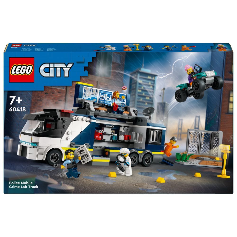 Lego - 60418 Police Mobile Crime Lab Truck Building Playset