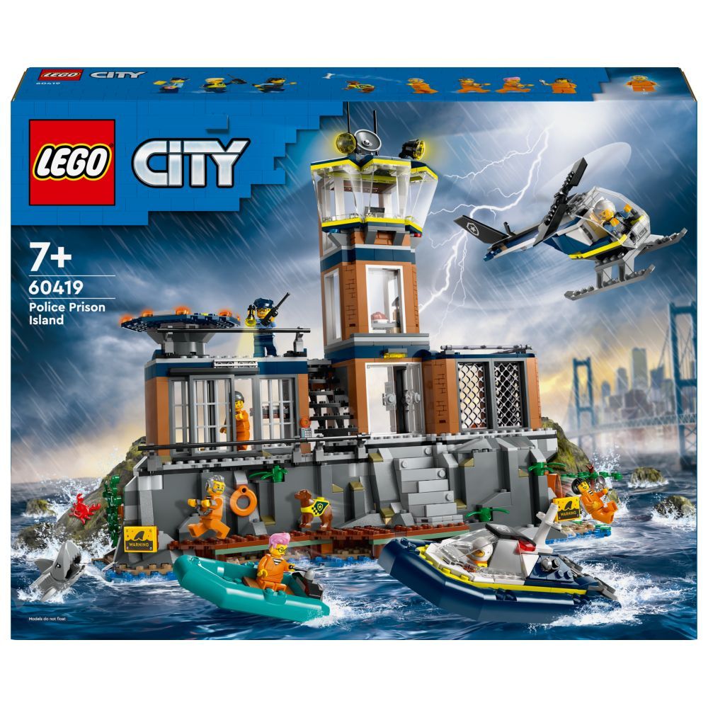 Lego - 60419 Police Prison Island Building Playset