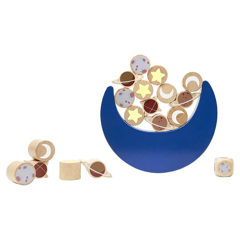 Fabelab - Balancing Game Wooden Toy - Blue/Beige