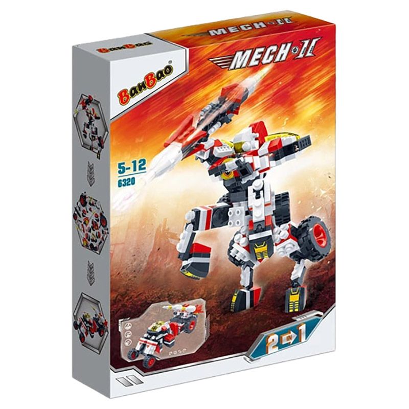 Banbao - 2-in-1 Mech II Building Set 255pcs