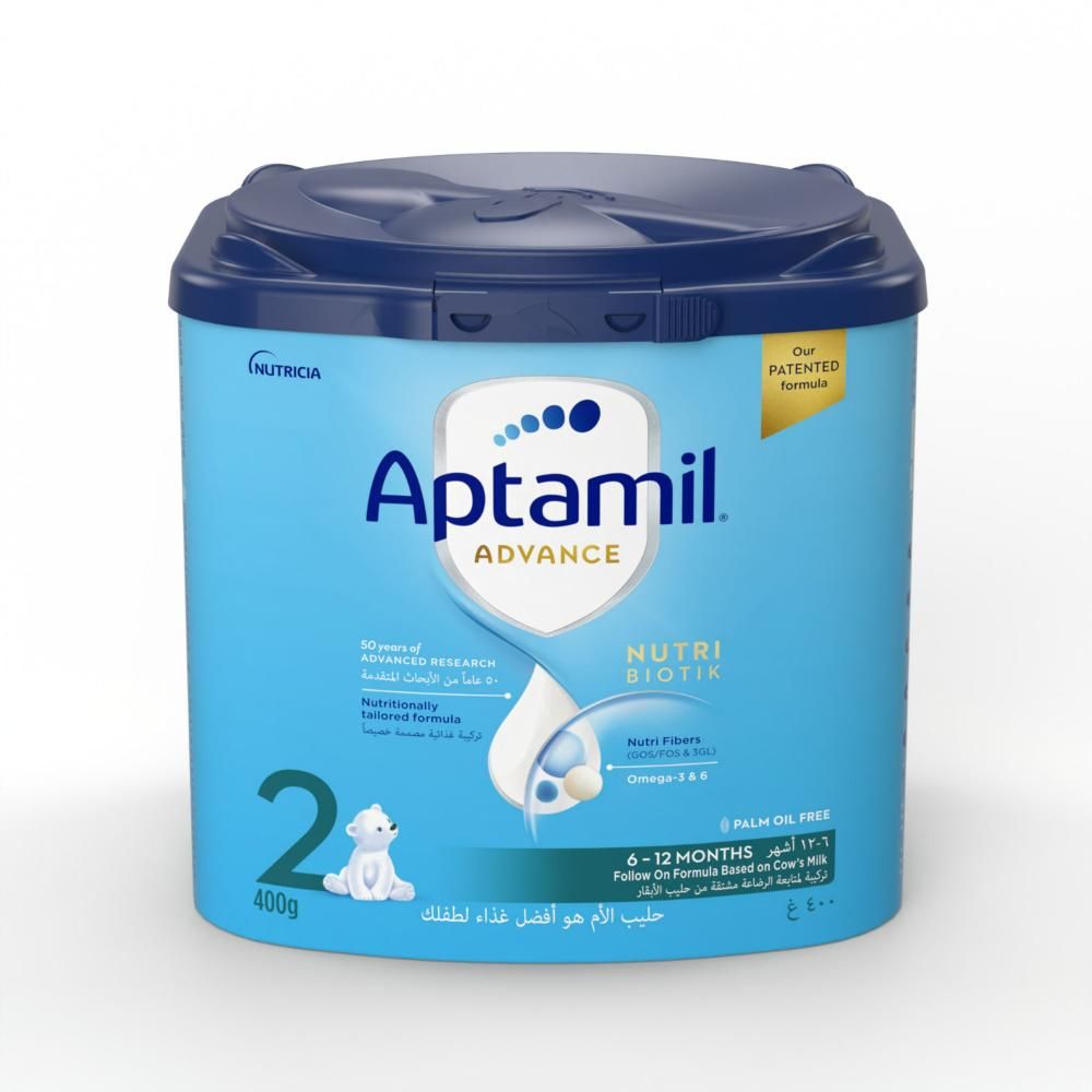 Aptamil - Advance 2 Palm Oil Free Follow On Formula - 400 g