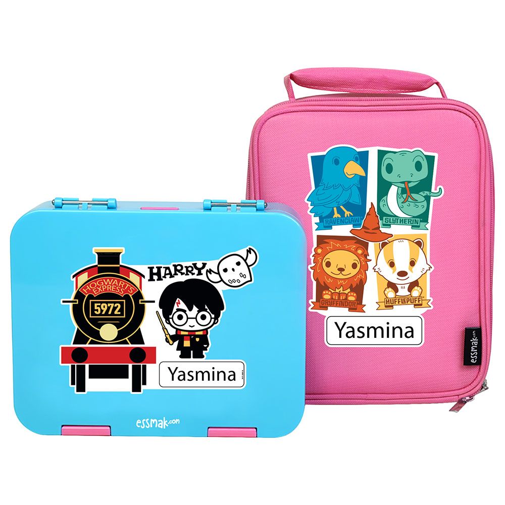 Essmak - Personalized Harry Potter 4 Bento Pack - Pink