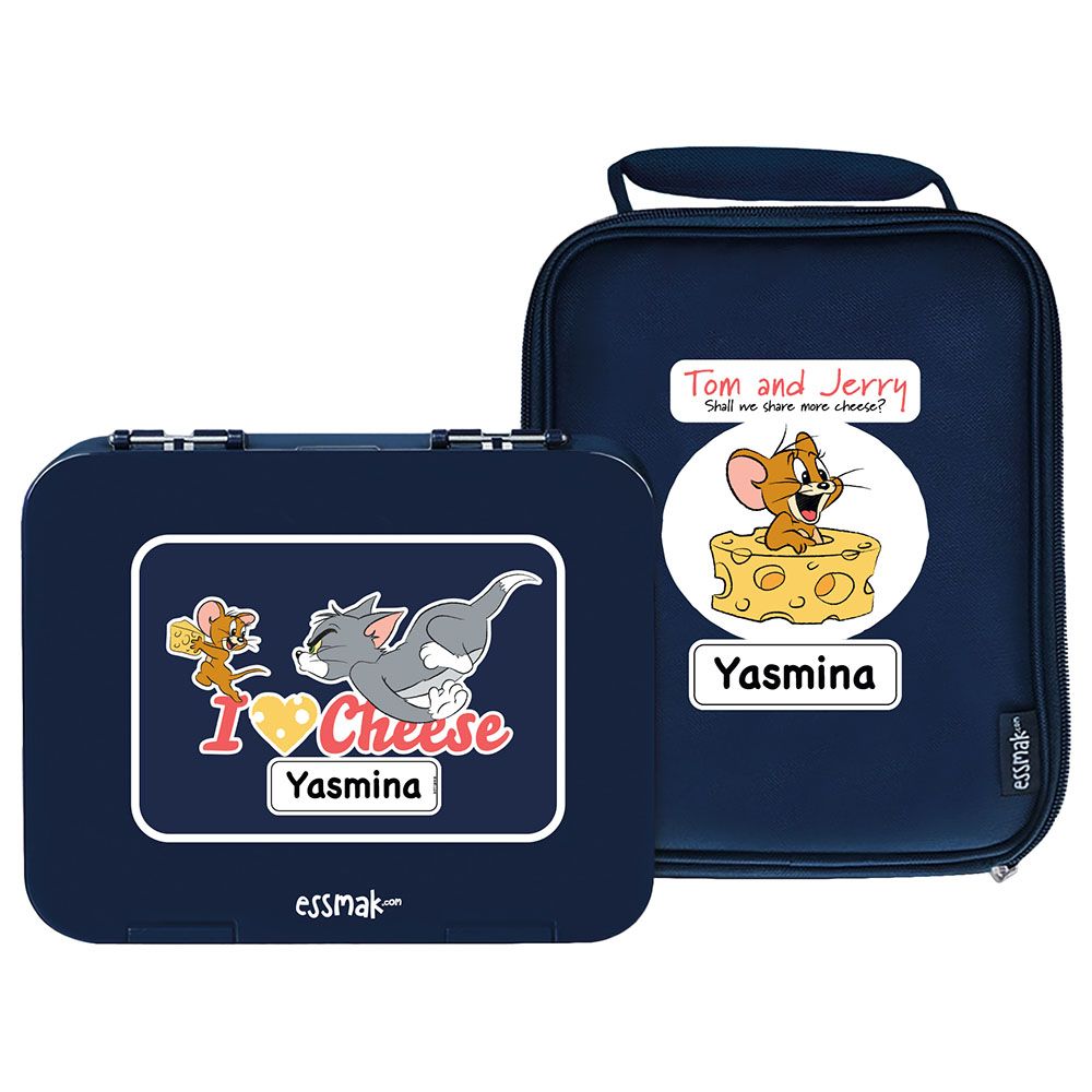 Essmak - Personalized Tom And Jerry 1 Bento Pack - Blue