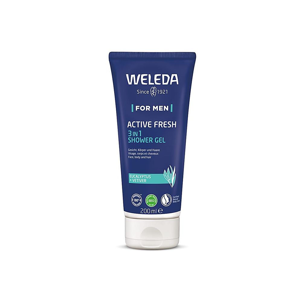 Weleda - For Men - Active Fresh 3-In-1 Shower Gel 200ml