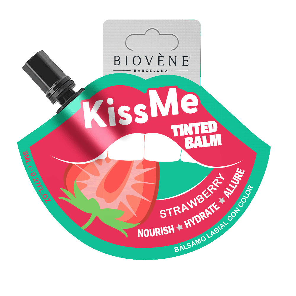 Biovene - Kiss Me Strawberry Tinted Lip Balm - 8ml