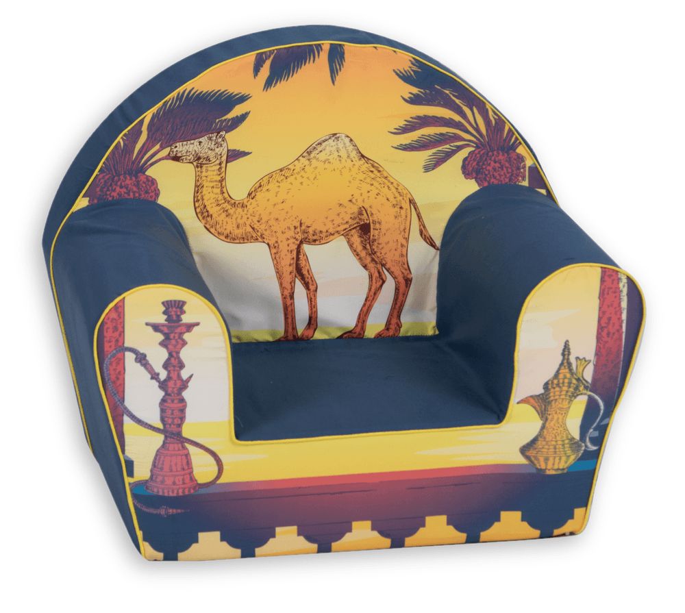 Delsit - Kids Arm Chair - Camel 2