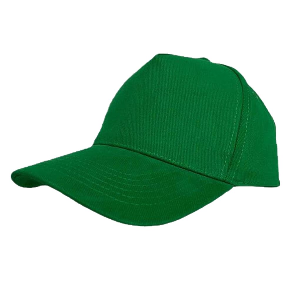 Santhome - Narva 5 Panel Heavy Brushed Cotton Cap - Green