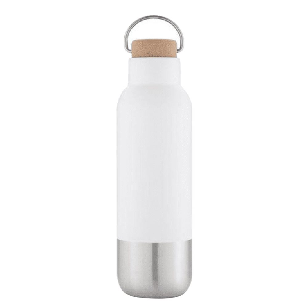 Hans Larsen - Aversa Stainless Steel Water Bottle - White - 650 ml