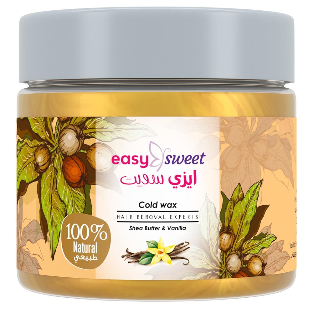 Easy - Sweet Cold Wax - Shea Butter And Vanilla Extract - 200 g