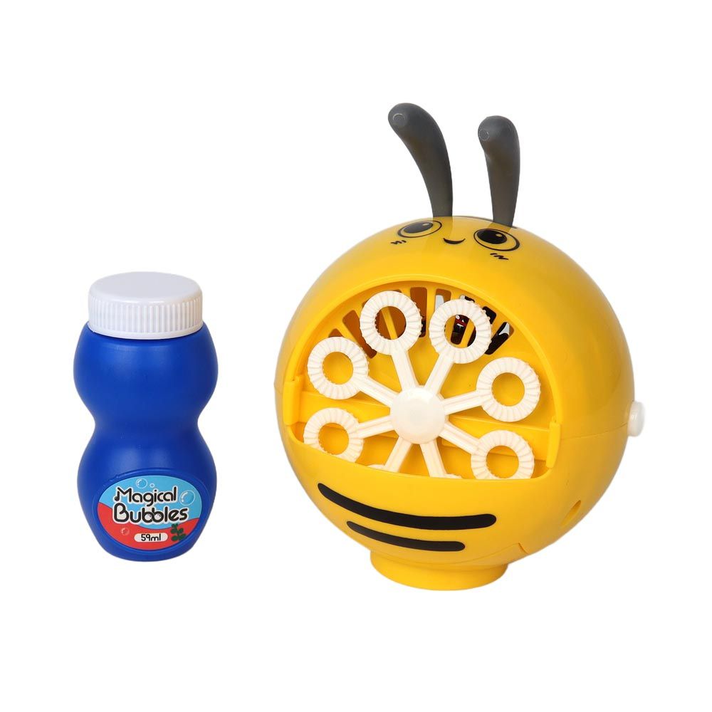 Galaxy Bubbles - Bee Bubble Machine With 60ml Bubble Solution