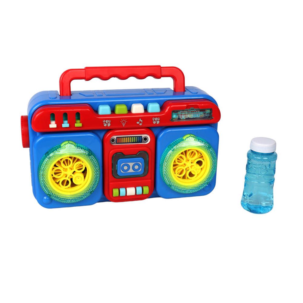 Galaxy Bubbles - 2-In-1 Bubble Radio With 80ml Bubble Solution