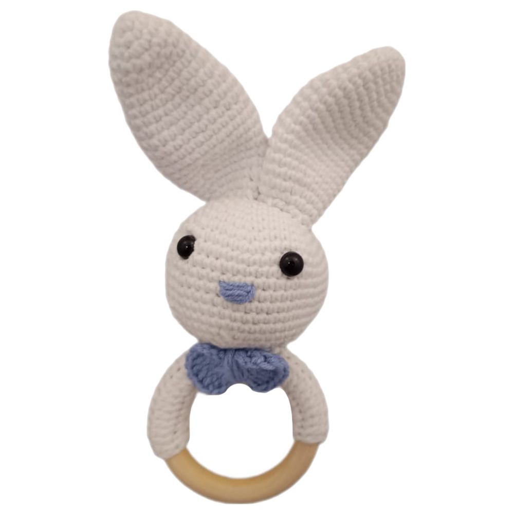 Pikkaboo - HeavenlyHugs Mr. Rabbit Handmade Crochet Teether