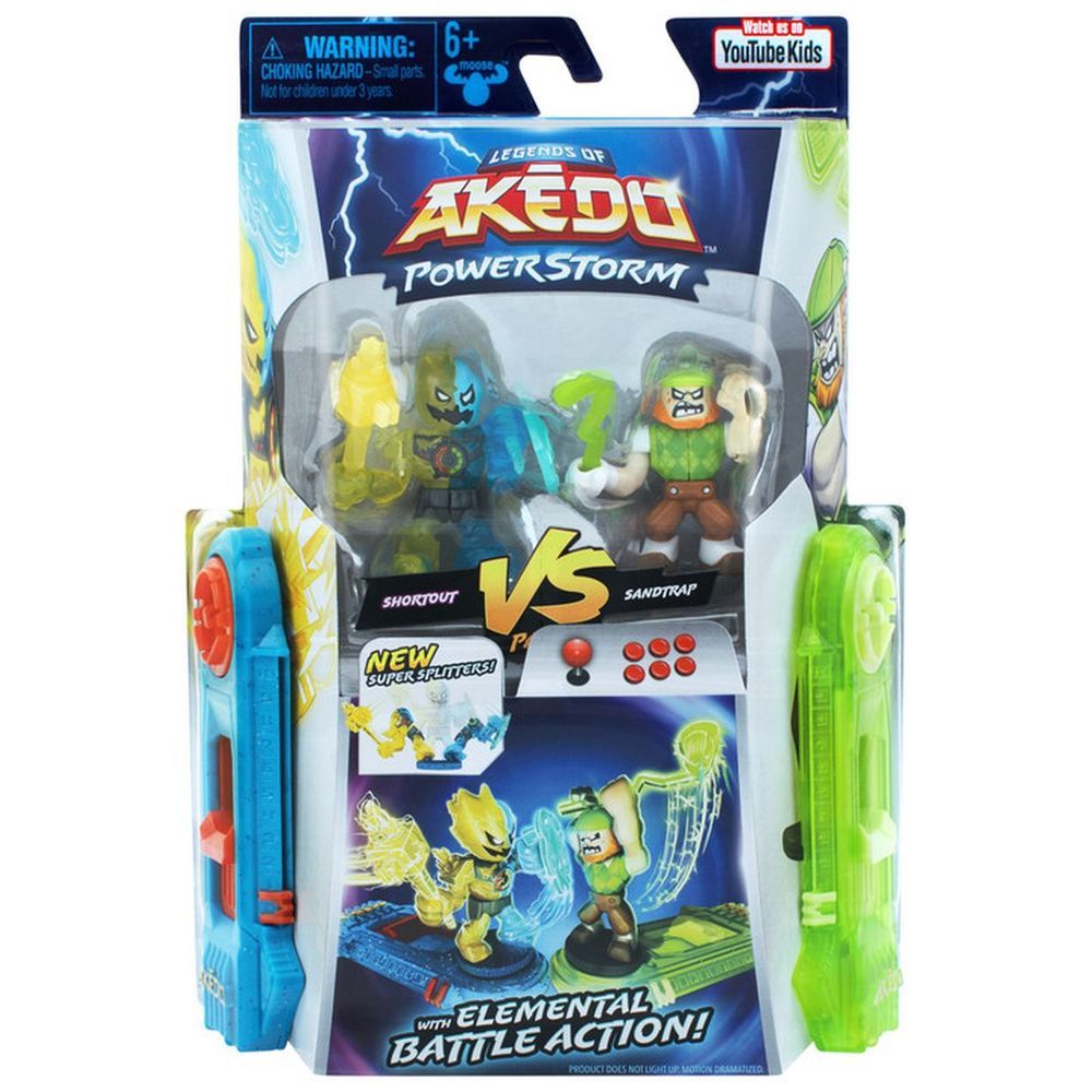 Akedo - S4 Power Storm Shortout Vs Sandtrap Battle Pack