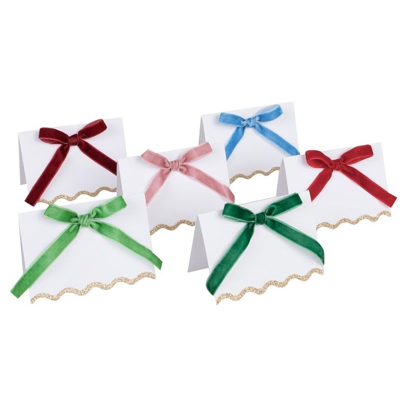 Meri Meri - Velvet Bow Place Cards - 6pcs