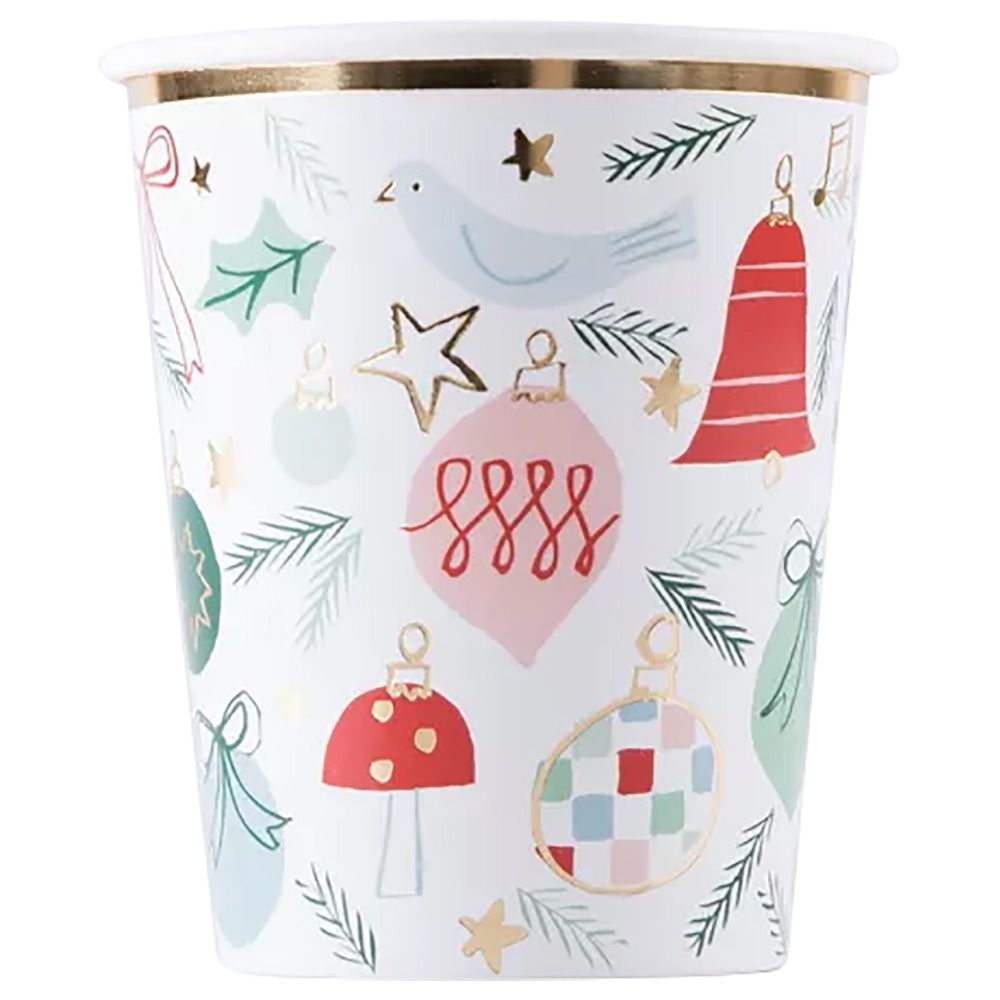 Meri Meri - Festive Pattern Cups - 8pcs