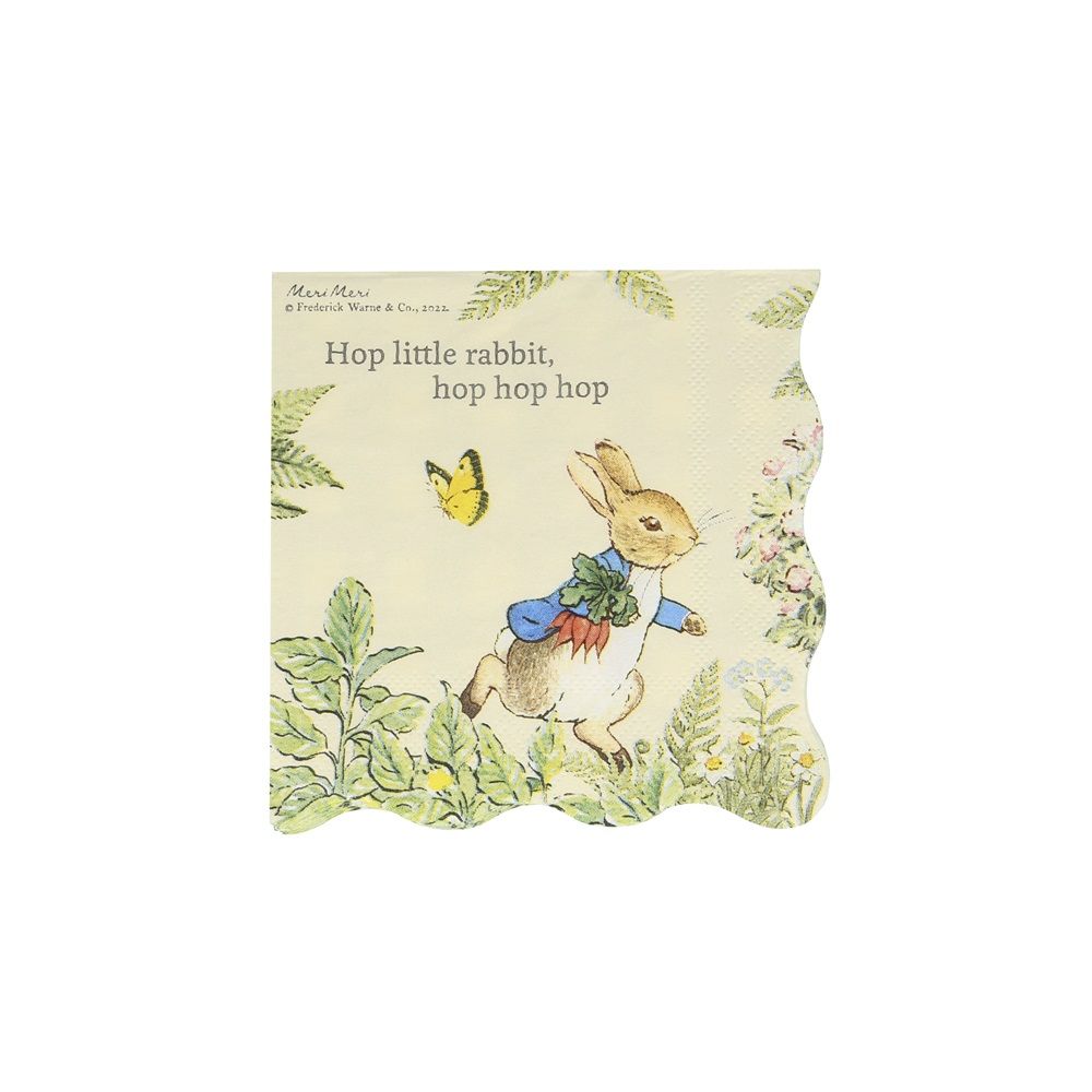 Meri Meri - Peter Rabbit In The Garden Small Napkins