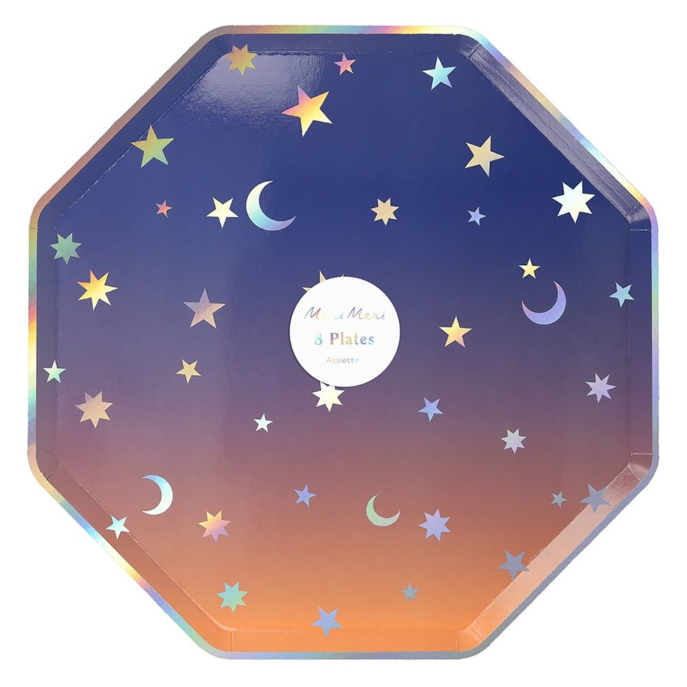 Meri Meri - Making Magic Star Dinner Plates - Pack of 8