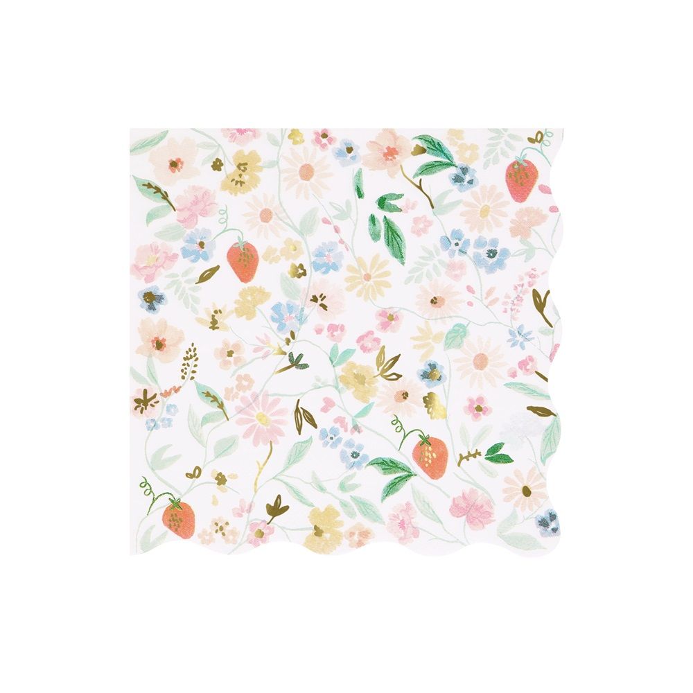 Meri Meri - Elegant Floral Large Napkins