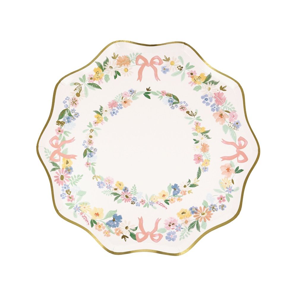 Meri Meri - Elegant Floral Side Plates