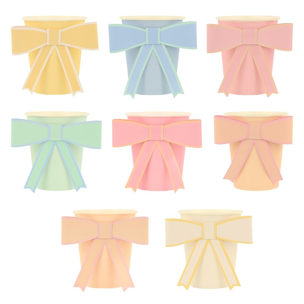 Meri Meri - Pastel Bow Cups