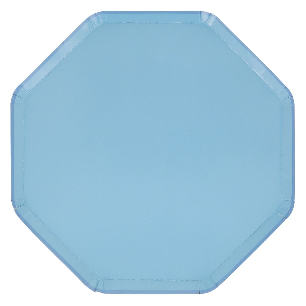 Meri Meri - Cornﬂower Blue Dinner Plates