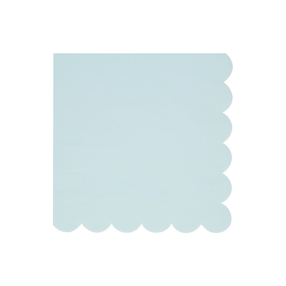 Meri Meri - Summer Sky Blue Large Napkins