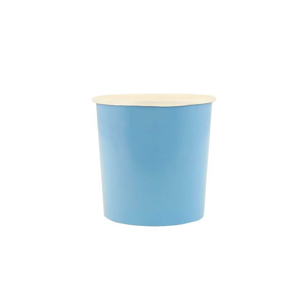 Meri Meri - Tumbler Cups - Cornflower Blue - Pack of 8